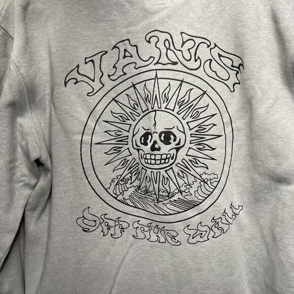 Vans El Sole Hoodie Off The Wal Gray Pullover Hoodie S - Picture 8 of 10
